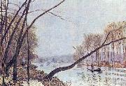 Alfred Sisley Ufer der Seine im Herbst oil painting artist
